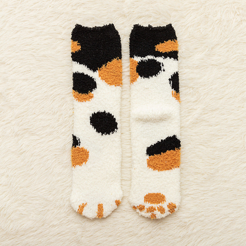 Cartoon Plush Socks