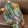 Vintage Scarf With Floral Pattern