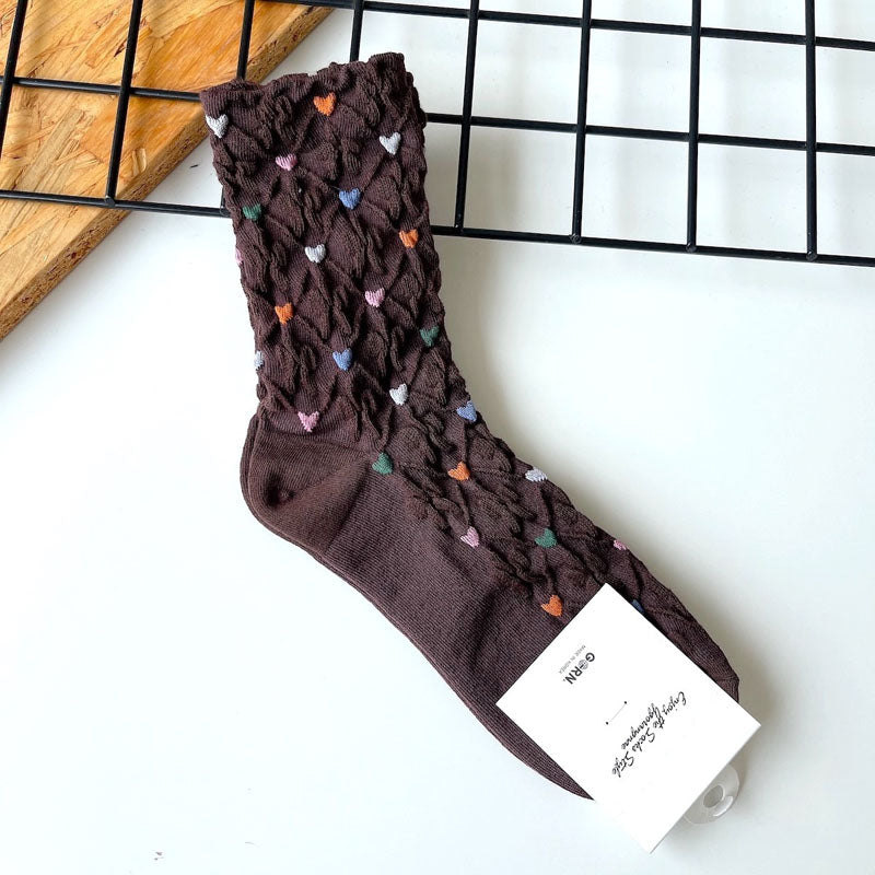 Relaxed Heart Socks