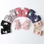 Warm Cartoon Cat Gloves