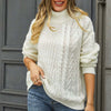 Afslappet Kabelstrikket Sweater