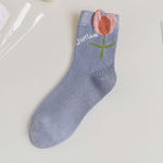 Relaxed Floral Socks