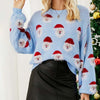 Afslappet Julestrikket Sweater