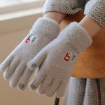 Cartoon Plush Warm Gloves