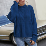 Afslappet Kabelstrikket Sweater