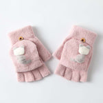 Warm Cartoon Cat Gloves