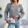 Afslappet Kabelstrikket Sweater