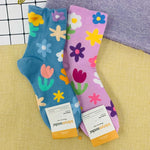 Relaxed Floral Socks