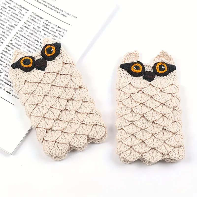 Cartoon Owl Gloves