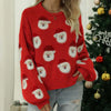 Afslappet Julestrikket Sweater