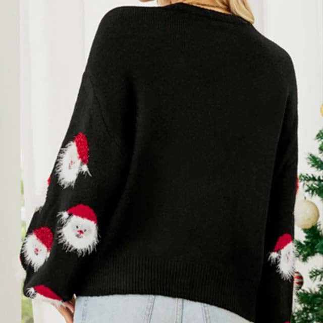 Afslappet Julestrikket Sweater