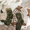 Pack of 5 pairs of vintage socks