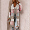 Stribet Patchwork Cardigan